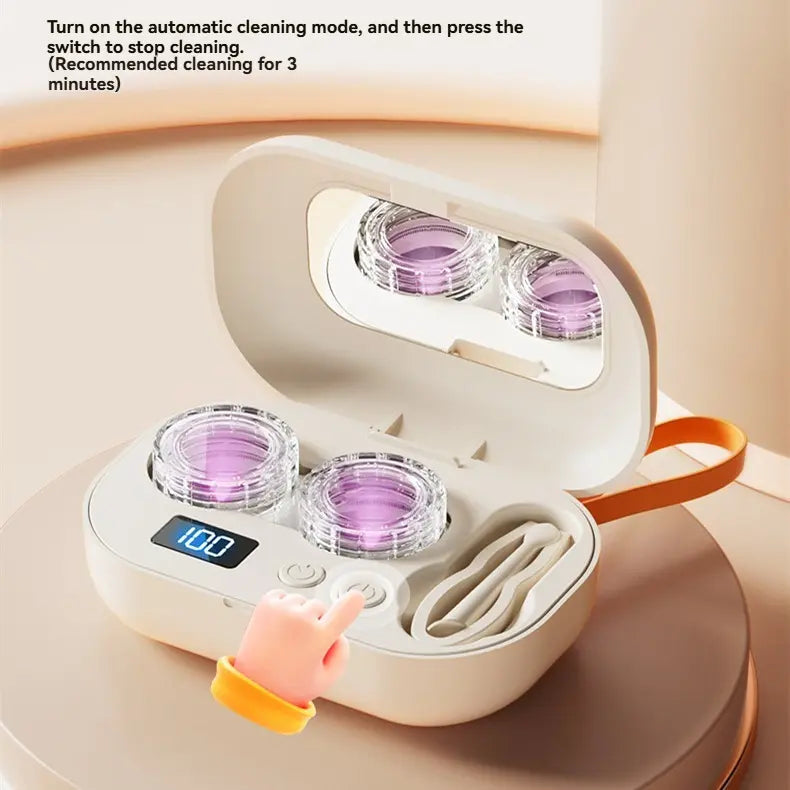 Ultrasonic Contact Lens Cleaner 👓