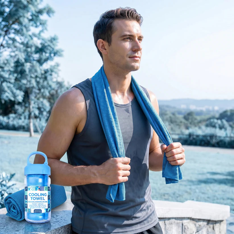 ❄💦Cold Sweat Towel You Can Use Anywhere, Anytime!