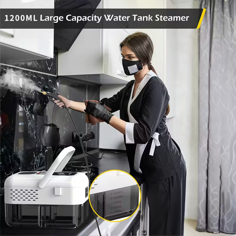 मेसिन र अन्य सतह सफा गर्न उपयुक्त उच्च-चाप बाफ क्लिनर