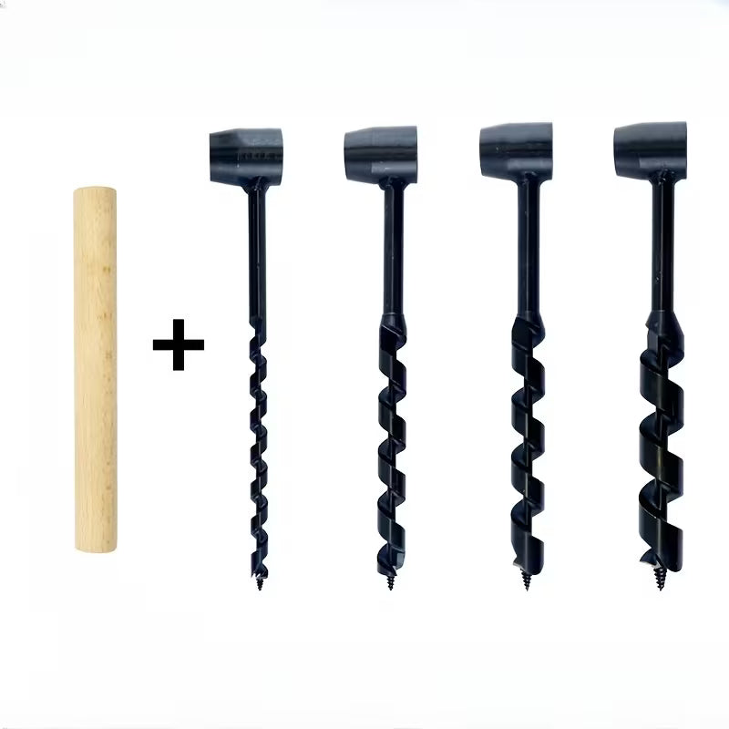 5pcs Heavy-Duty All-Purpose Hand Drill Bit Set
