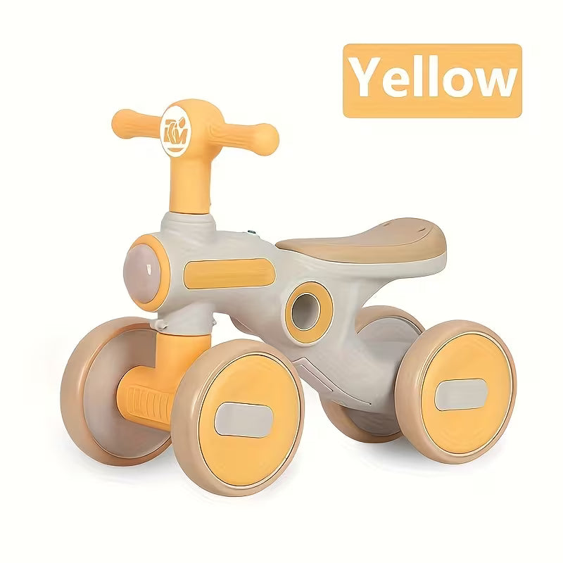 Kids' Foot-Free Balance Bike with Fun Lights and Music