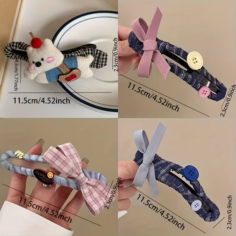 4pcs Women's Sweet Hair Accessories