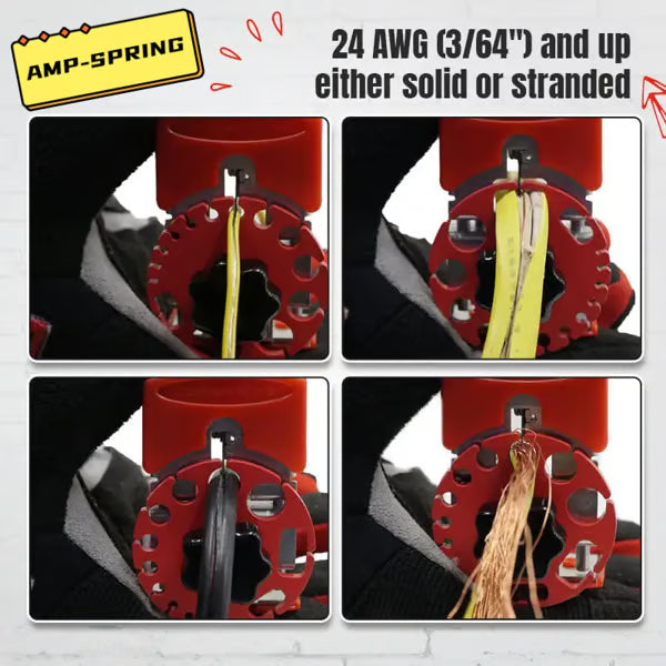 सार्वभौमिक हातमा समातिने द्रुत तार छिल्ने उपकरण