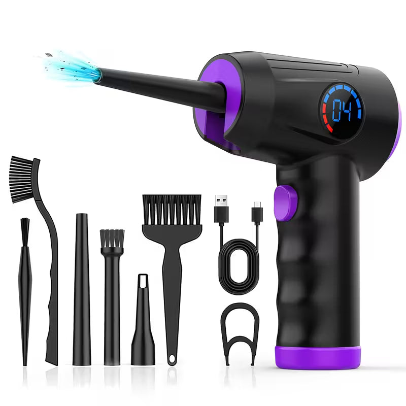 कोर्डलेस इलेक्ट्रिक एयर डस्टर – ५१००० RPM उच्च शक्ति ब्लोअर सहित