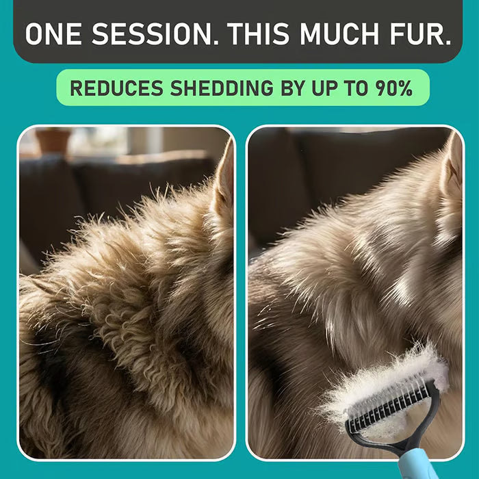 🔥Dual-Sided Pet Grooming Comb for Dogs & Cats