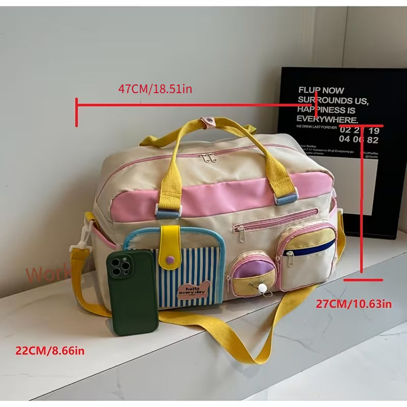 Large Capacity Sports Gym Bag with Wet and Dry Separation