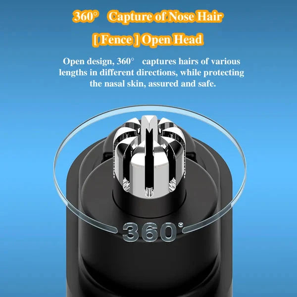 पुनःचार्ज हुने पोर्टेबल नाक कपाल ट्रिमर ✅