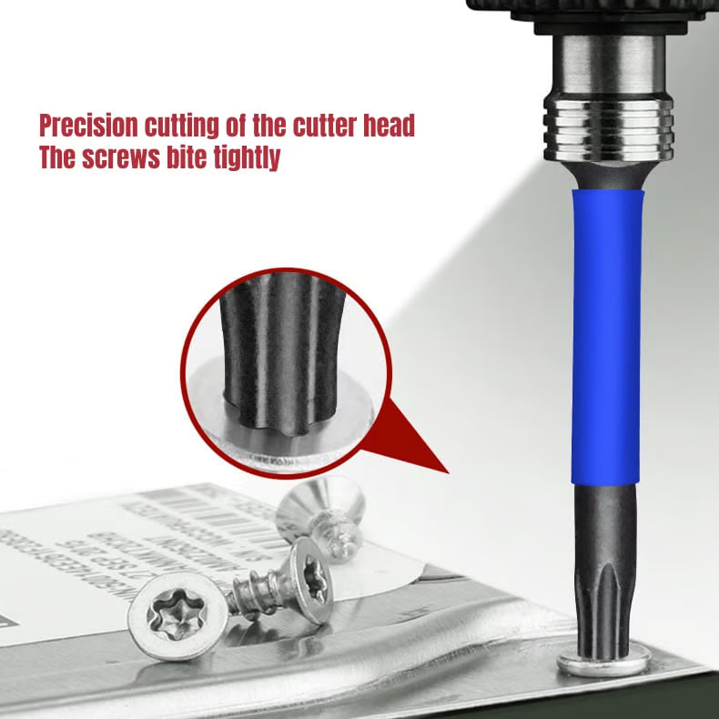 40-Piece Magnetic Impact Screwdriver Bit Set