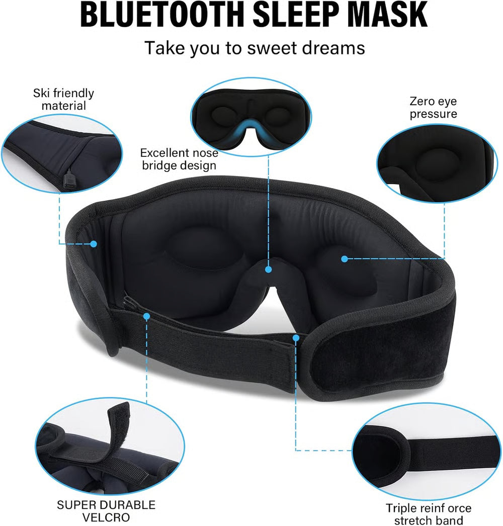 🎧😴3D Bluetooth Sleep Mask Headphones✨🌙