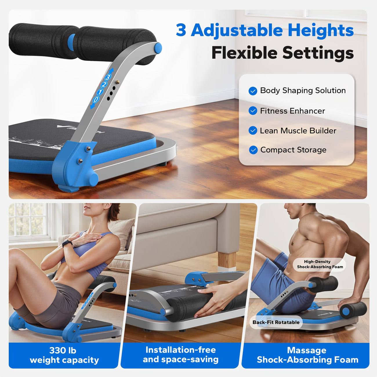 Multifunctional abdominal trainer