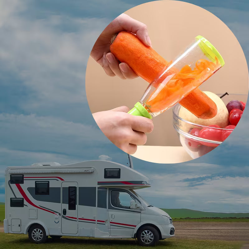 Upgrade Your Kitchen with This Multifunctional Storage Type Peeler