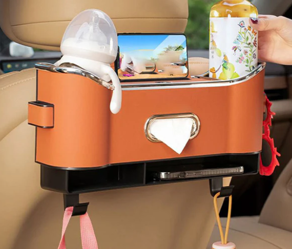 कार सिट पछाडिको लागि बहुउद्देश्यीय भण्डारण बाकस