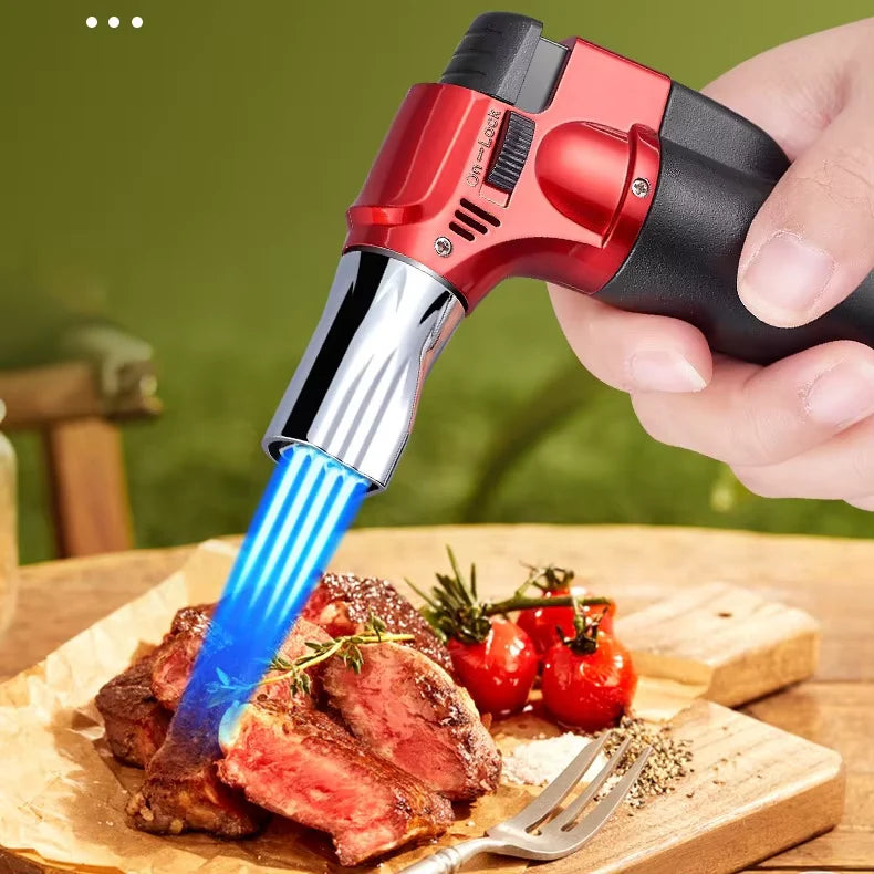 पोर्टेबल स्ट्रेट सिगार फ्लेम टर्च – वेल्डिङ टर्च, बारबिक्यु लाइटर, इग्निटर, आउटडोर मोक्सिबस्सन गन