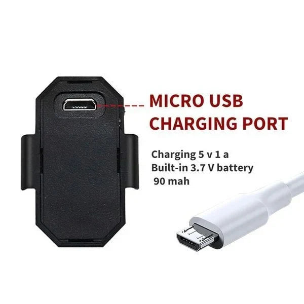 🔥 सवारीसाधनका लागि वायरलेस मिनी स्ट्रोब LED चेतावनी बत्ती (4pcs) 🔥