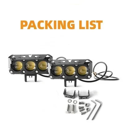 मोटरसाइकल ड्राइभिङ लाइट एलईडी सहायक लाइट