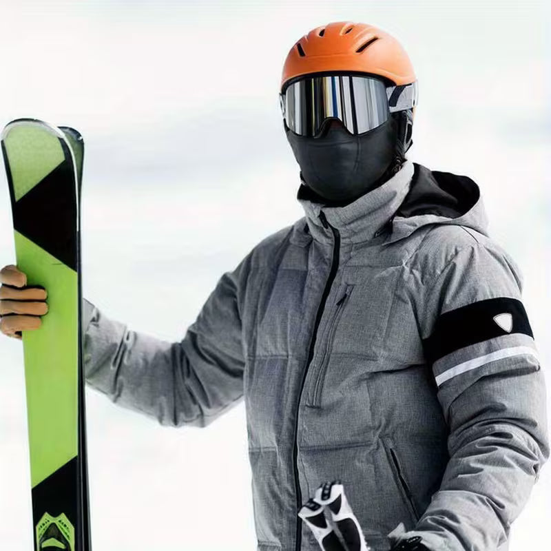 Unisex Nylon Balaclava Half Face Mask with Earmuffs