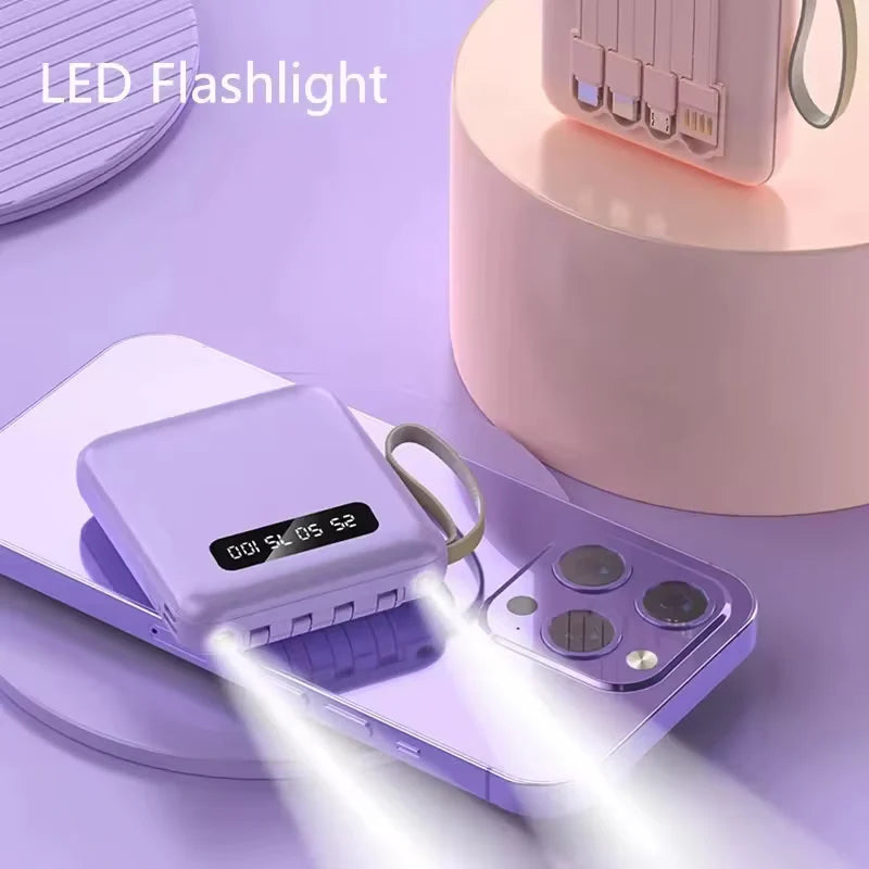 ४-इन-१ पावर बैंक फास्ट चार्जिङ