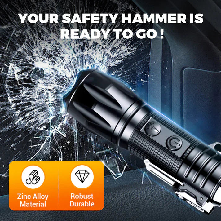 Multi-functional flashlight lighter