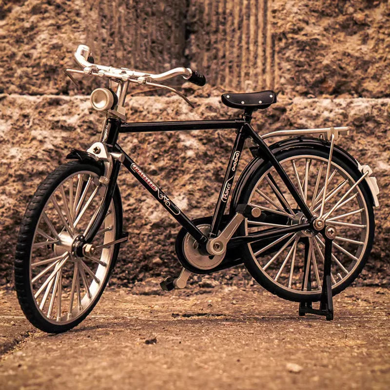 🚴‍♂️✨ Retro Alloy Mini Bike Model – DIY Fun, Classic Style, Timeless Collectible