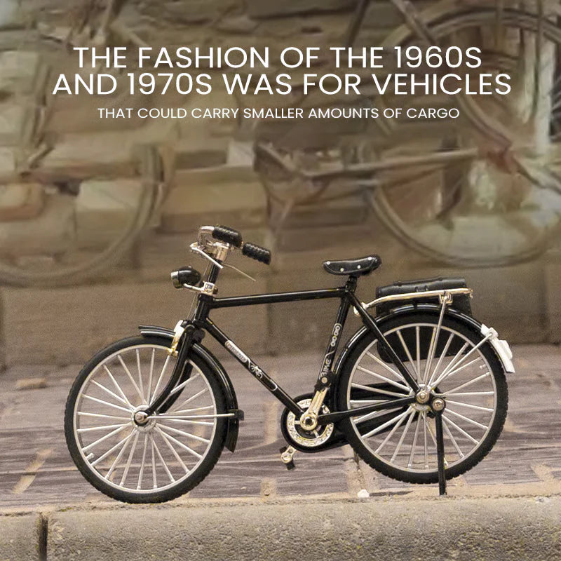 🚴‍♂️✨ Retro Alloy Mini Bike Model – DIY Fun, Classic Style, Timeless Collectible