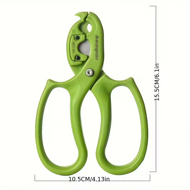 काँडा हटाउने सुविधासहित डुअल-ब्लेड फूल काट्ने कैंची