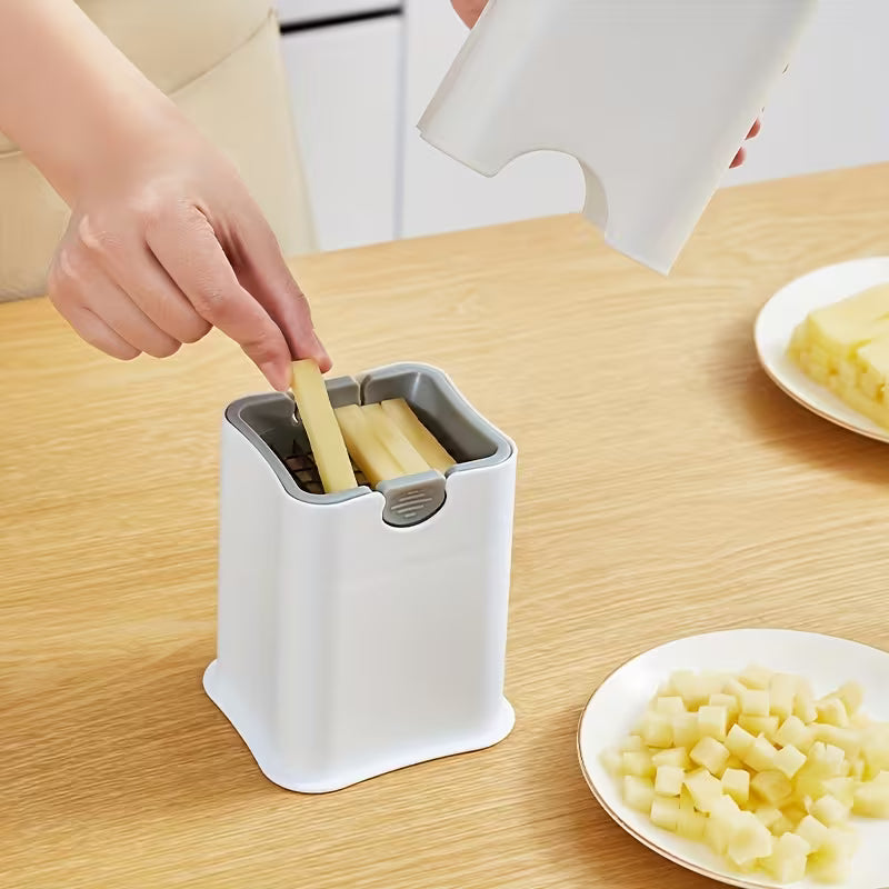 49-Slot Potato Cutter, a Stainless Steel Potato Slicing Tool