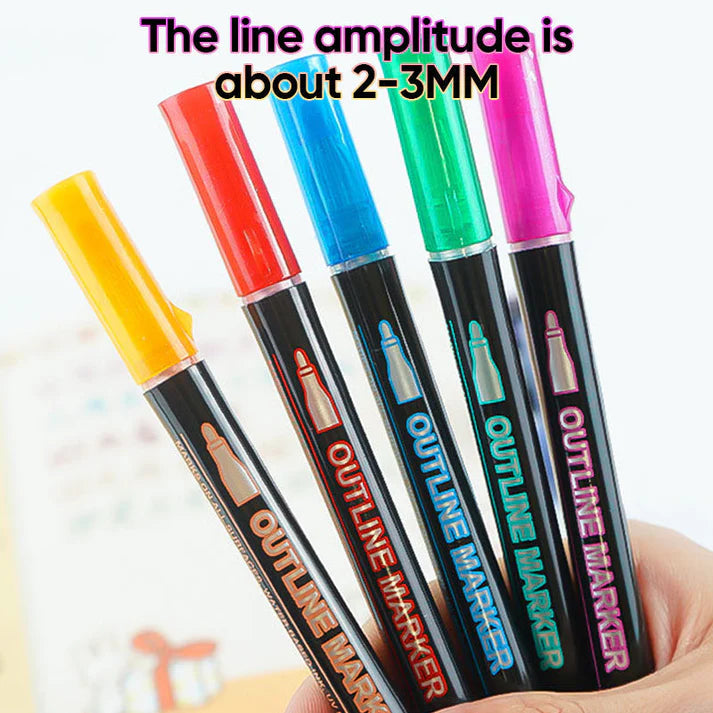 🎉Perfect Gift for Kids🎁Coloring Lightstick Graffiti Highlighter Pens