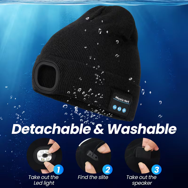 Bluetooth LED Beanie Hat