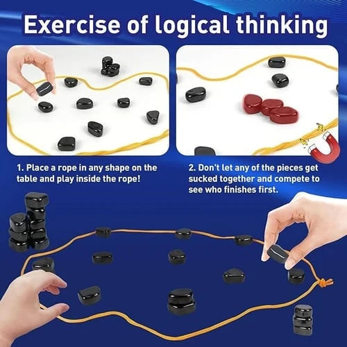 Magnetic chess game