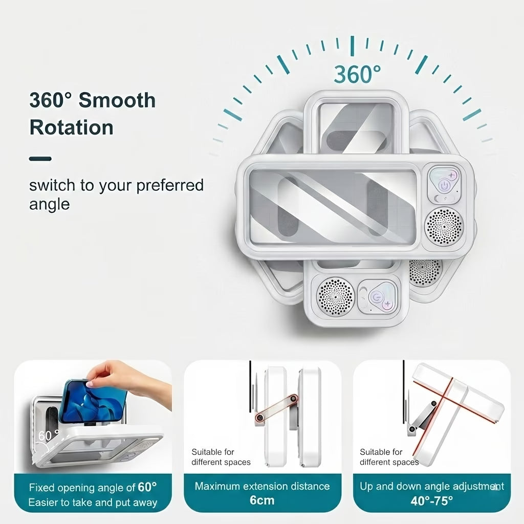 Wireless Shower Phone Holder