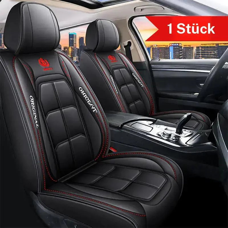 PU leather car seat covers, front set, universally suitable for sedans, SUVs and trucks