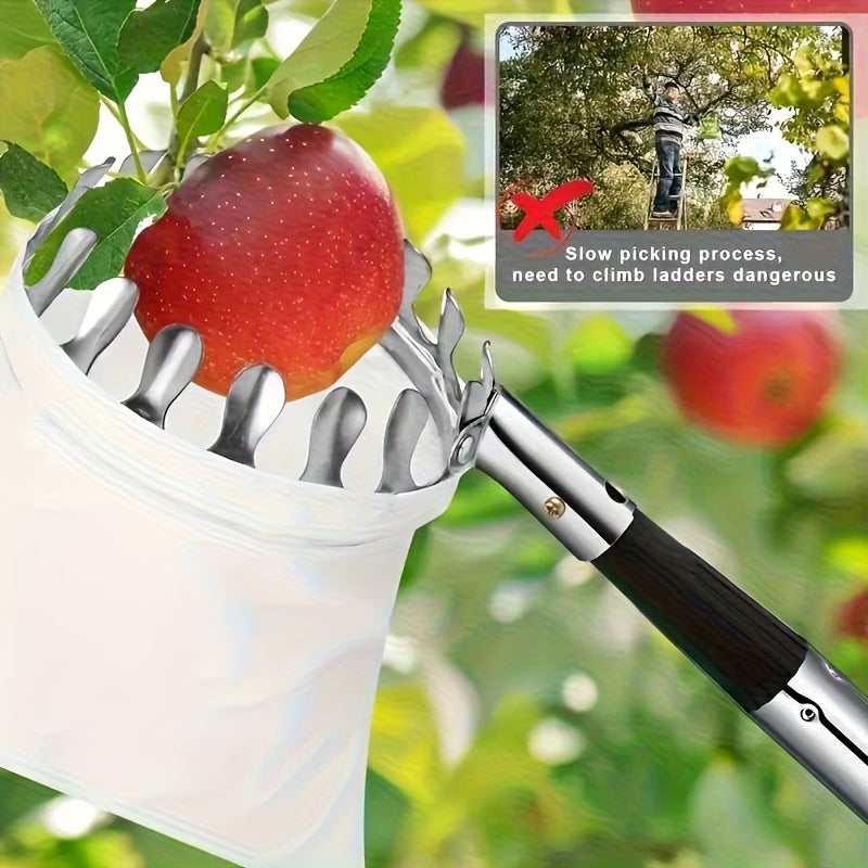Stainless Steel Telescopic Fruit Picking Tool