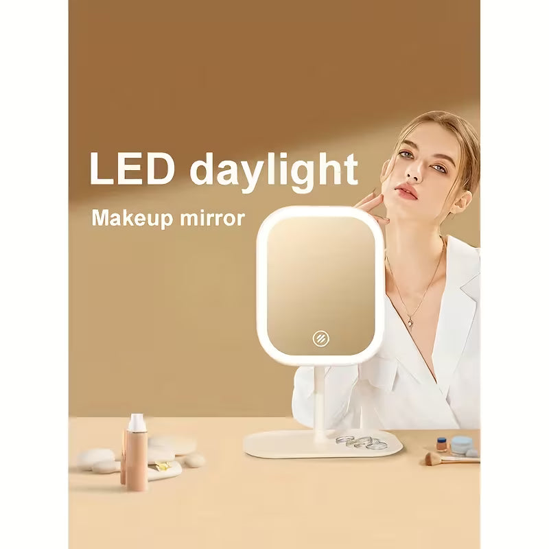 3-Color Changing Touch Sensor Makeup Mirror