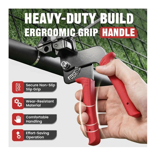 Stainless SteelCable Tie Tool withMetal Zip Ties