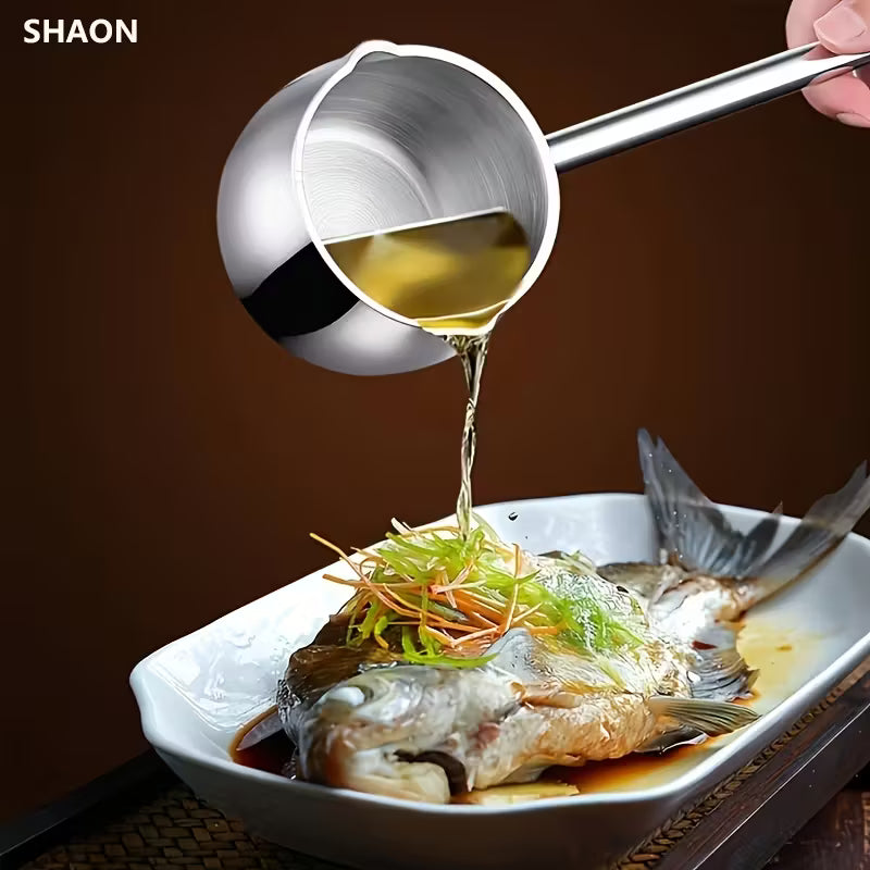 स्टेनलेस स्टिल सानो तताउने भाँडो