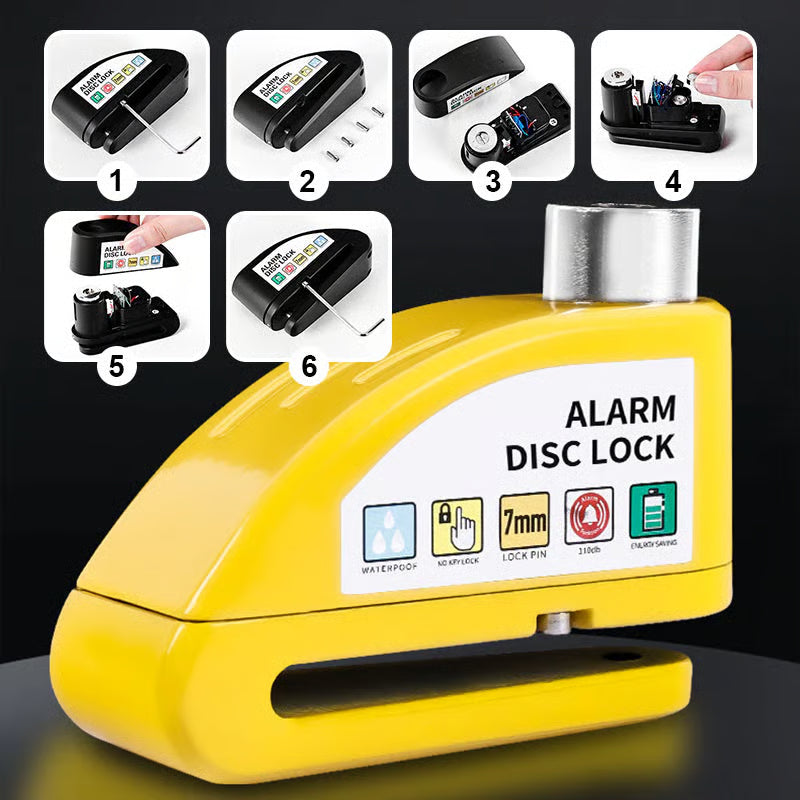 🔥Motorcycle Anti-theft Alarm Disc Lock