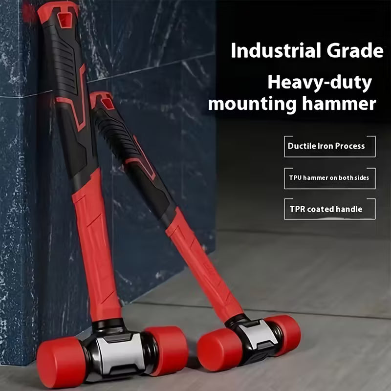 रिबाउन्ड नहुने रबर ह्यामर – फ्लोर बिछ्याउने, टायल जडान, काठकाम र मर्मतका लागि उपयुक्त उपकरण