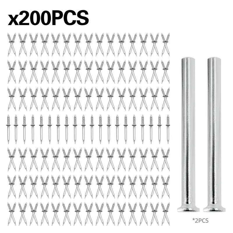 💥200 Count Non-Marking Double-Headed Skirting Nails 🛠️
