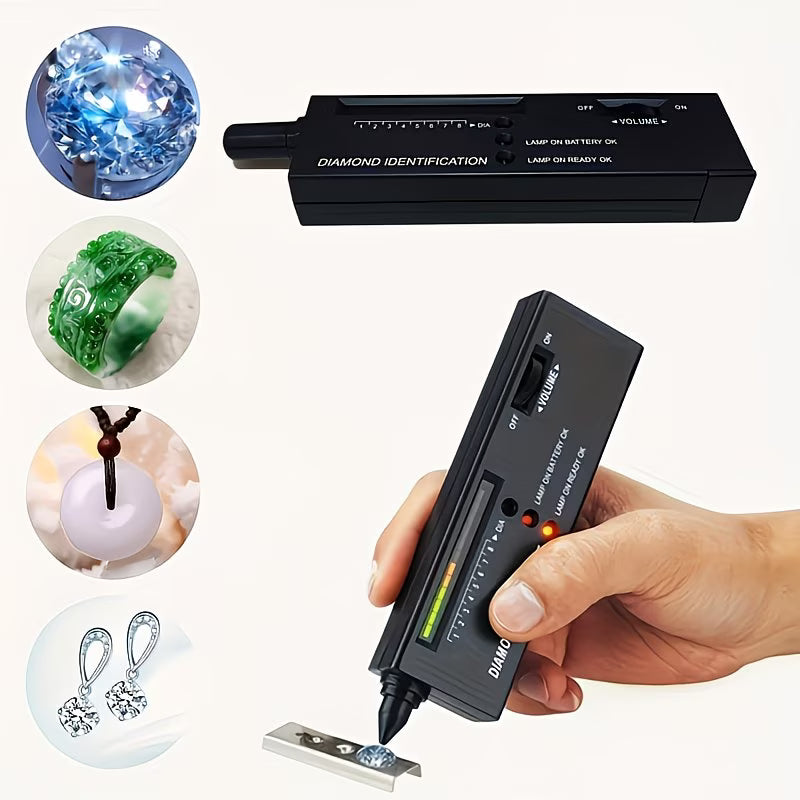💎 Jade Hardness Tester Kit – Drill Pen & Thermal Conductivity Meter for Accurate Gem Testing!