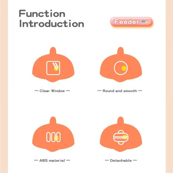 🏆Flash Sale⚡Little Yellow Duck Pet Feeder - Interactive Pecking Fun for Kids!