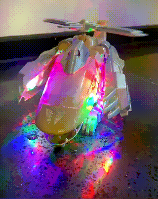 🔥 LED Transforming Dinosaur Helicopter Toy