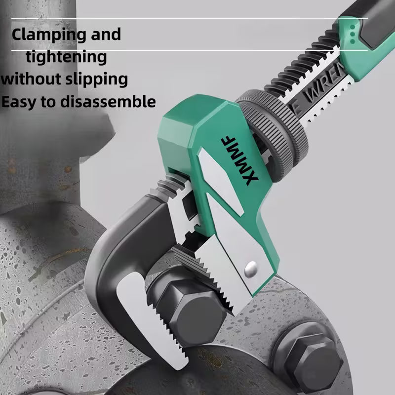 औद्योगिक-स्तरको पाइप रेन्च - सार्वभौमिक छिटो समायोजन प्लम्बिङ रेन्च