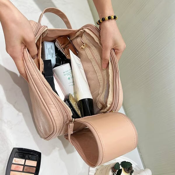 ठूलो क्षमता भएको यात्रा मेकअप ब्याग