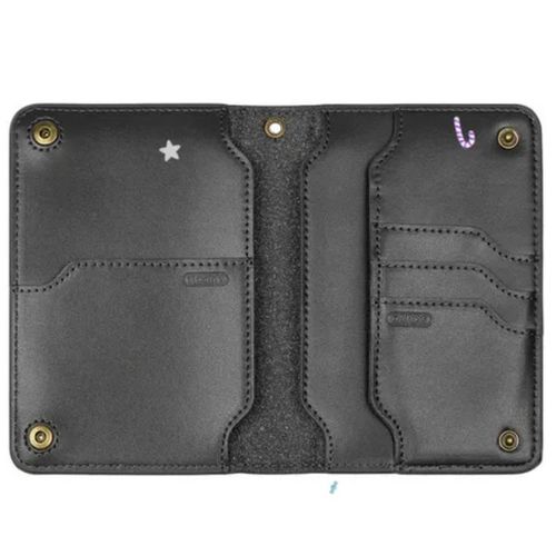 Fitron Cowhide multifunctional wallet passport bag travel ticket storage passport holder