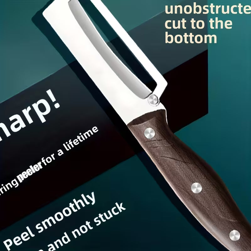 Heavy-Duty Stainless Steel Vegetable Peeler