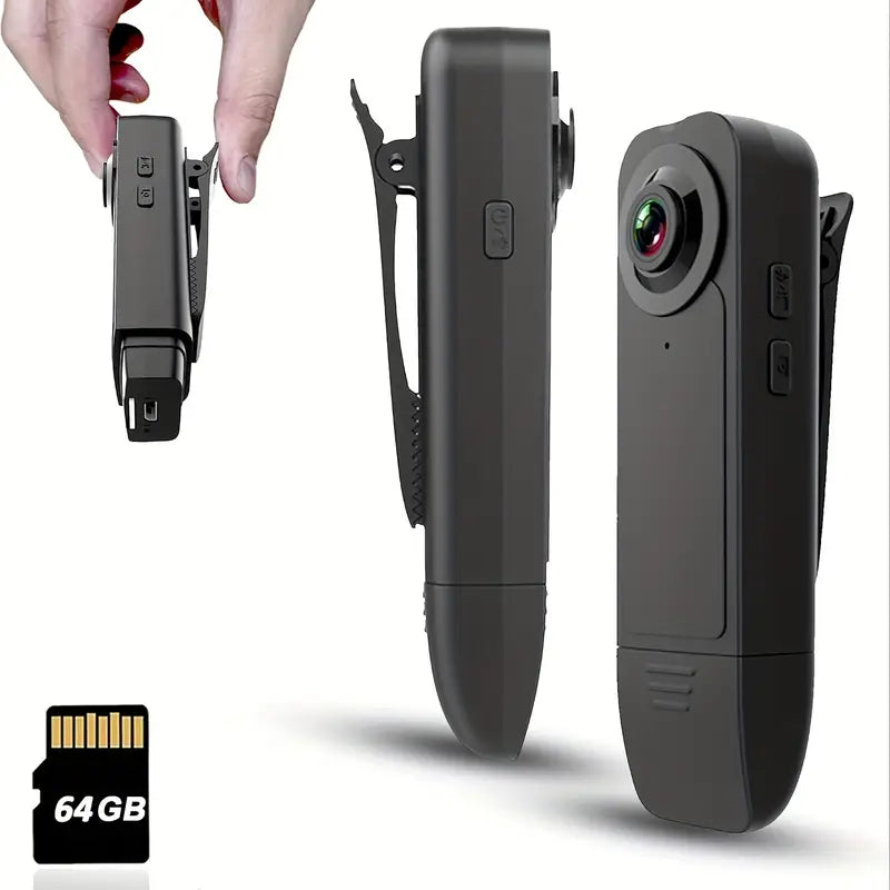 1080P 64GB बडी क्यामेरा, मोसन डिटेक्शन र नाइट भिजनसहित, व्यक्तिगत र पेशागत प्रयोगका लागि।