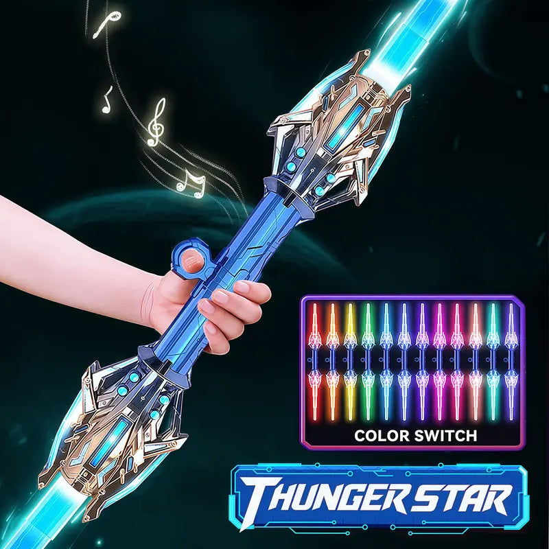 Telescopic lightsaber toy, a great holiday gift choice.