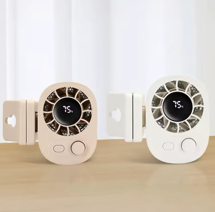 ❄️New Car Clip Fan with LED Display