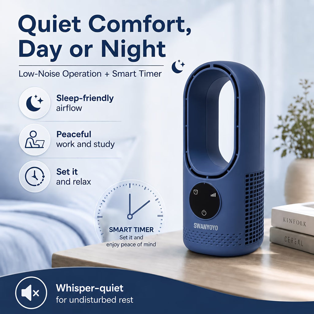 Portable Air Conditioning Fan USB Tower Fan