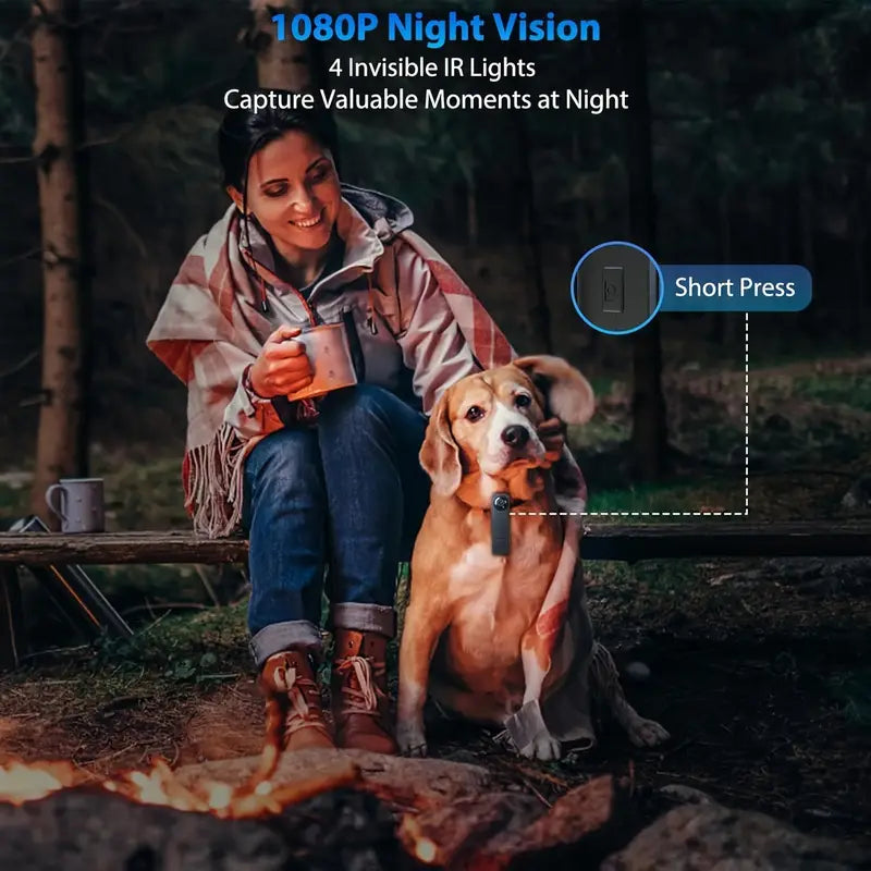1080P 64GB बडी क्यामेरा, मोसन डिटेक्शन र नाइट भिजनसहित, व्यक्तिगत र पेशागत प्रयोगका लागि।